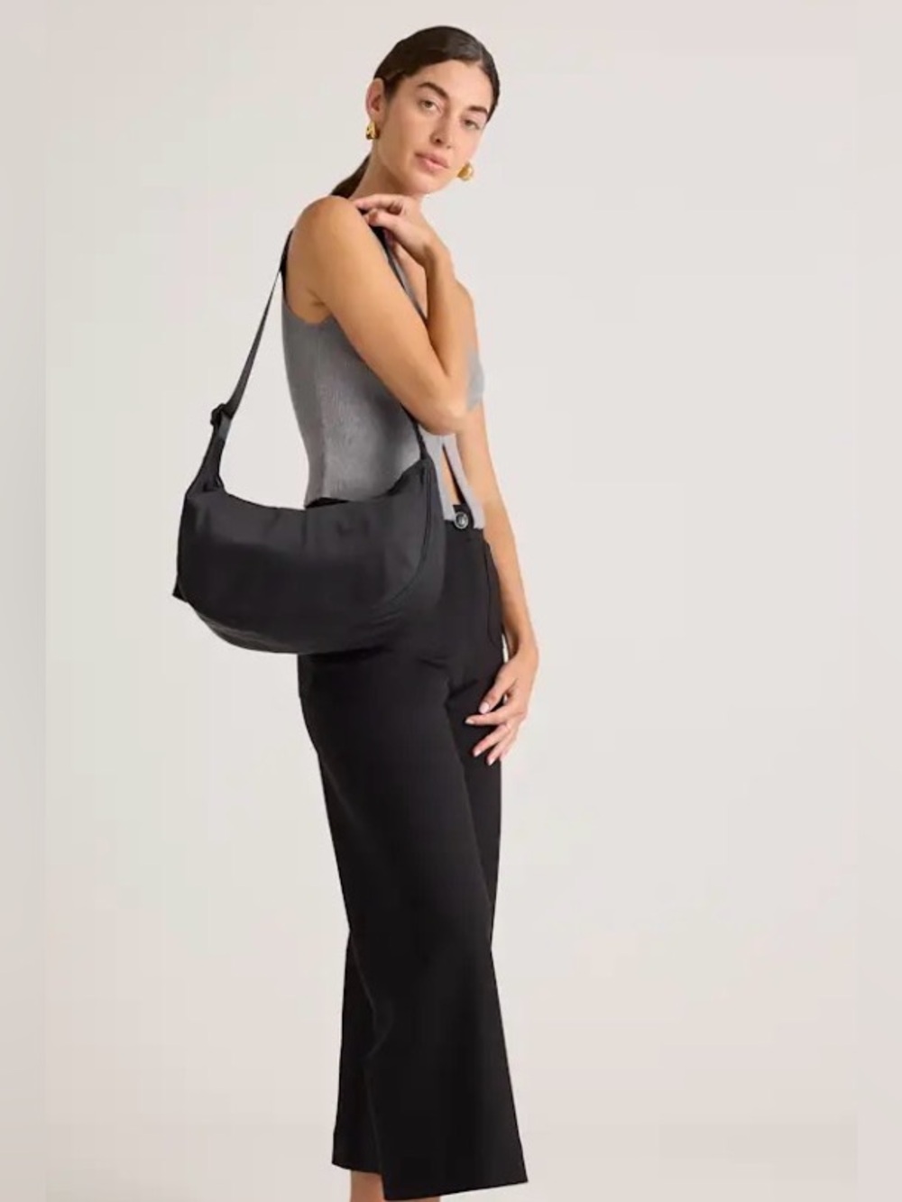 Quince Revive Crescent shoulder bag